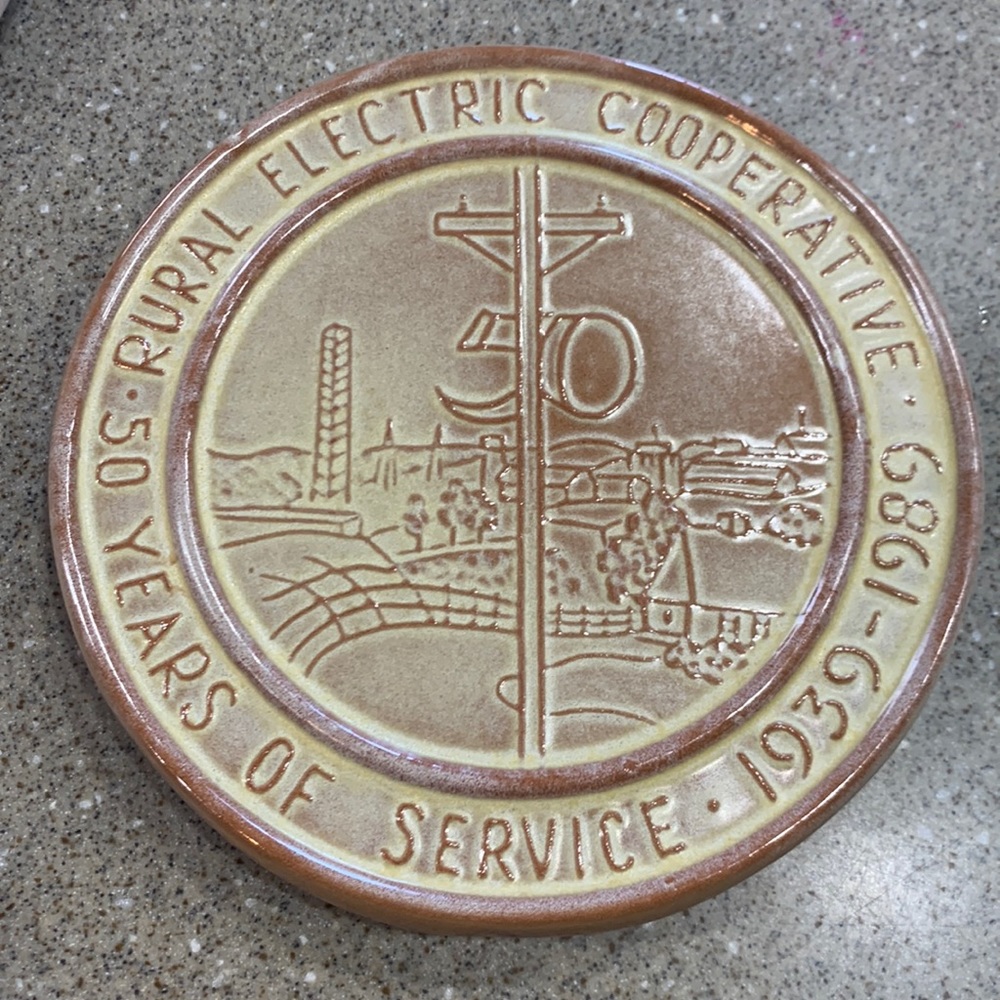 Frankoma Pottery trivet